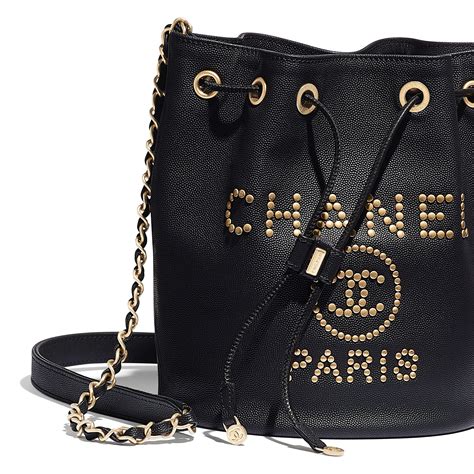 chanel calfskin drawstring bag|chanel calfskin leather shoulder bags.